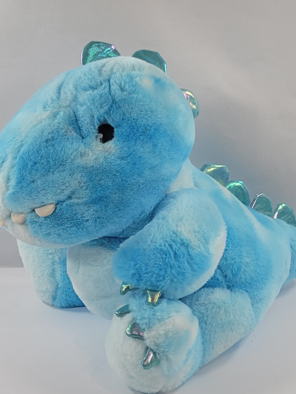 FAO Swartz Blue Dinosaur Plush